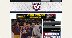 Desktop Screenshot of liegebasket.be