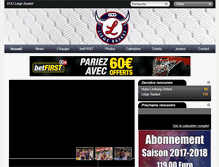 Tablet Screenshot of liegebasket.be